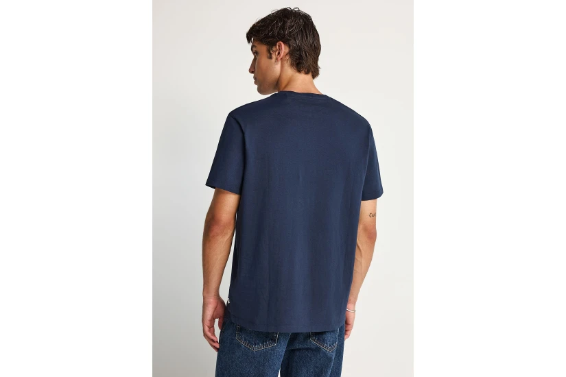 Funky Buddha The Basics Collection Ανδρικό Κοντομάνικο T-Shirt Μπλε Σκούρο