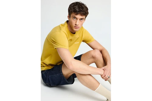 Funky Buddha The Basics Collection T-Shirt Ανδρικό (FBM013-001-04-OIL-YELLOW)