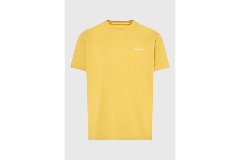 Funky Buddha The Basics Collection Ανδρικό Κοντομάνικο T-Shirt Κίτρινο