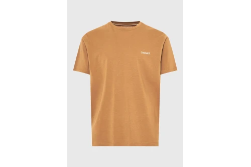 Funky Buddha Ανδρικό Μονόχρωμο T-Shirt  - The Basics Collection (FBM013-001-04-TOBACCO-BROWN)