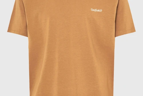 Funky Buddha Ανδρικό Μονόχρωμο T-Shirt  - The Basics Collection (FBM013-001-04-TOBACCO-BROWN)