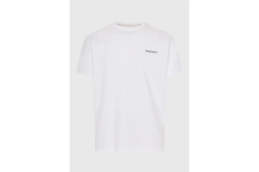 Funky Buddha The Basics Collection Ανδρικό Κοντομάνικο T-Shirt Λευκό