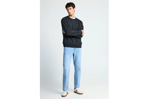 Funky Buddha The Essentials Μπλούζα Με Λαιμόκοψη Ανδρική (FBM013-001-06-BLACK)