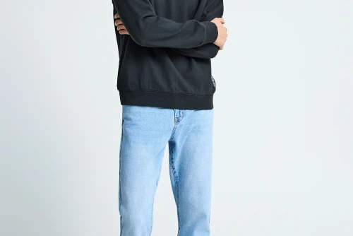 Funky Buddha The Essentials Μπλούζα Με Λαιμόκοψη Ανδρική (FBM013-001-06-BLACK)