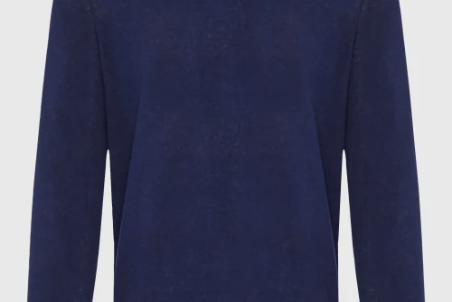 Funky Buddha Μπλούζα Πλεκτή Ανδρική (FBM013-001-09-NAVY)