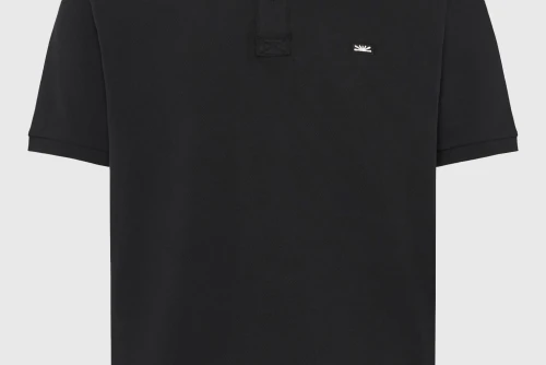 Funky Buddha Essential Cotton Polo Ανδρικό (FBM013-001-11-BLACK)