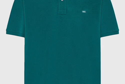 Funky Buddha Essential Cotton Polo Ανδρικό (FBM013-001-11-EMERALD)