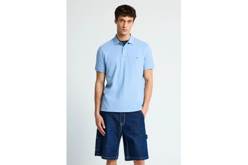 Funky Buddha Essential Cotton Polo Ανδρικό (FBM013-001-11-HERITAGE-BLUE)
