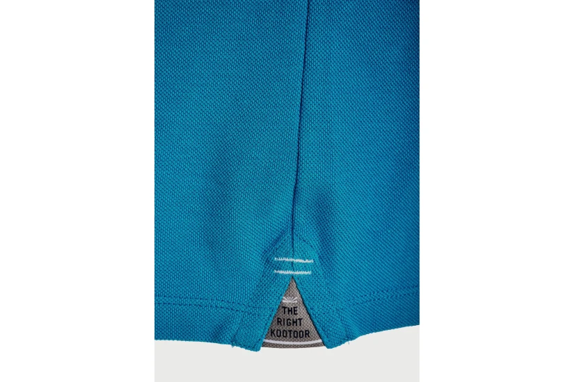 Funky Buddha Ανδρική Κοντομάνικη Μπλούζα Polo Μπλε