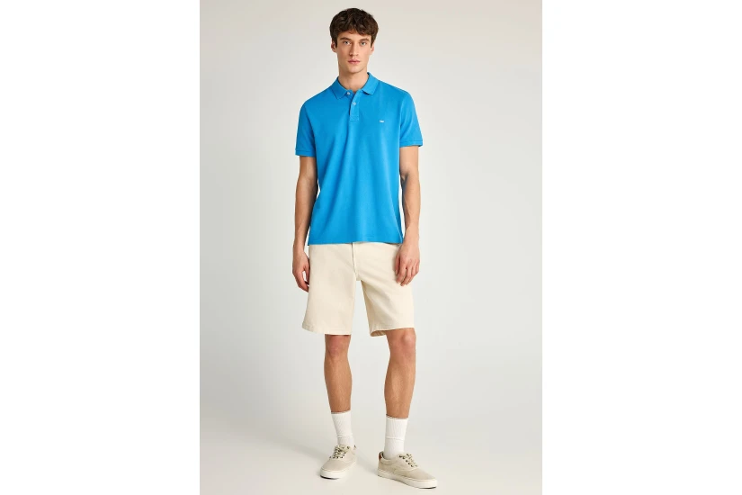 Funky Buddha Ανδρική Κοντομάνικη Μπλούζα Polo Μπλε