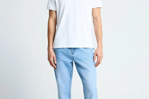 Funky Buddha Essential Cotton Polo Ανδρικό (FBM013-001-11-WHITE)