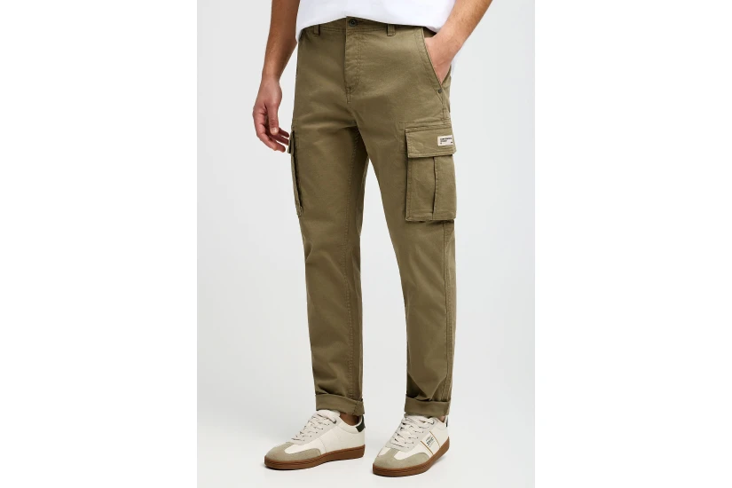 Funky Buddha The Essentials Ανδρικό Παντελόνι Cargo Χακί