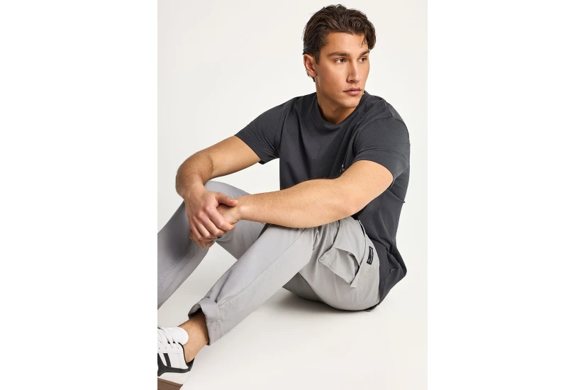 Funky Buddha The Essentials Ανδρικό Παντελόνι Cargo Γκρι