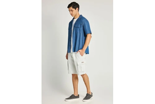 Funky Buddha Βερμούδα Cargo Ανδρική (FBM013-002-03-MIST)
