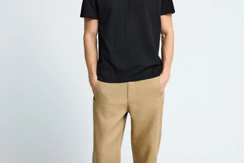 Funky Buddha The Basics Collection V-Neck T-Shirt Ανδρικό (FBM013-002-04-BLACK)