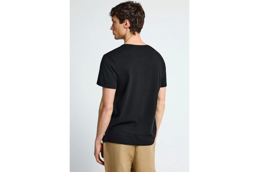 Funky Buddha The Basics Collection Ανδρικό Κοντομάνικο T-Shirt Μαύρο