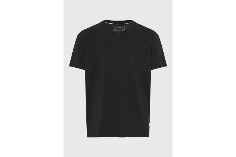 Funky Buddha The Basics Collection Ανδρικό Κοντομάνικο T-Shirt Μαύρο