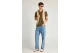 Funky Buddha The Basics Collection Ανδρικό Κοντομάνικο T-Shirt Λαδί