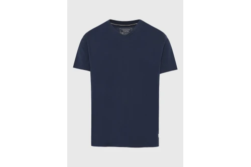 Funky Buddha The Basics Collection V-Neck T-Shirt Ανδρικό (FBM013-002-04-NAVY)