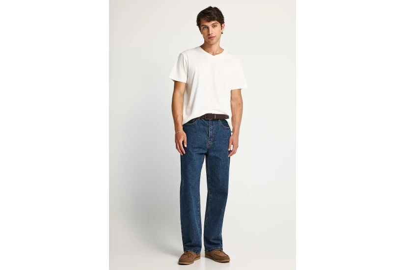 Funky Buddha The Basics Collection Ανδρικό Κοντομάνικο T-Shirt Εκρού