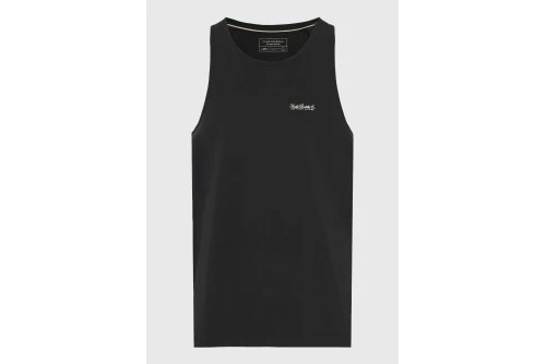 Funky Buddha Cotton Μπλούζα Αμάνικη Ανδρική (FBM013-003-04-BLACK)