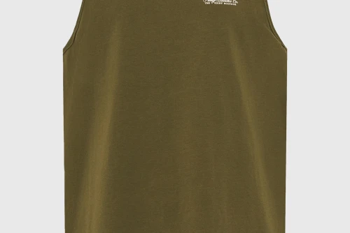 Funky Buddha Cotton Μπλούζα Αμάνικη Ανδρική (FBM013-003-04-KHAKI)