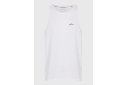 Funky Buddha Cotton Μπλούζα Αμάνικη Ανδρική (FBM013-003-04-WHITE)