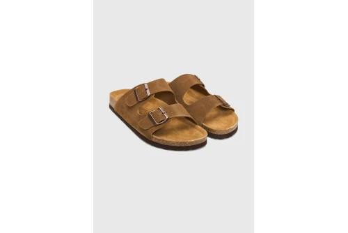 Funky Buddha Leather Σανδάλια (FBM013-003-08-WARM-SAND)