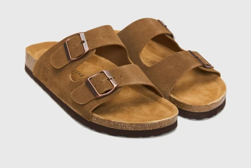 Funky Buddha Leather Σανδάλια (FBM013-003-08-WARM-SAND)