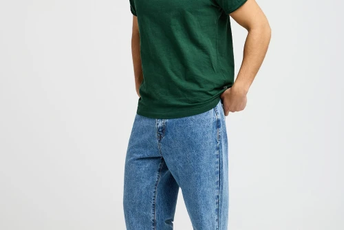 Funky Buddha The Essentials V-Neck T-Shirt Ανδρικό (FBM013-004-04-BISTROT-GREEN)