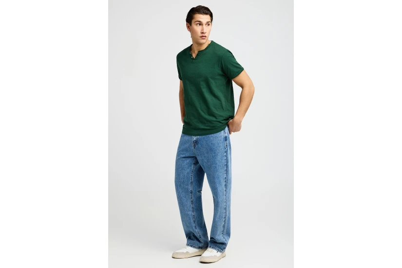 Funky Buddha The Essentials Ανδρικό Κοντομάνικο T-Shirt Πράσινο