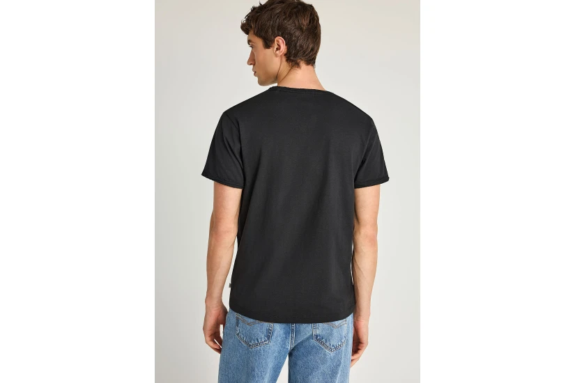Funky Buddha The Essentials Ανδρικό Κοντομάνικο T-Shirt Μαύρο