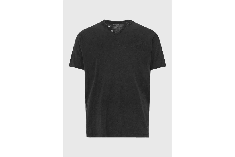 Funky Buddha The Essentials Ανδρικό Κοντομάνικο T-Shirt Μαύρο