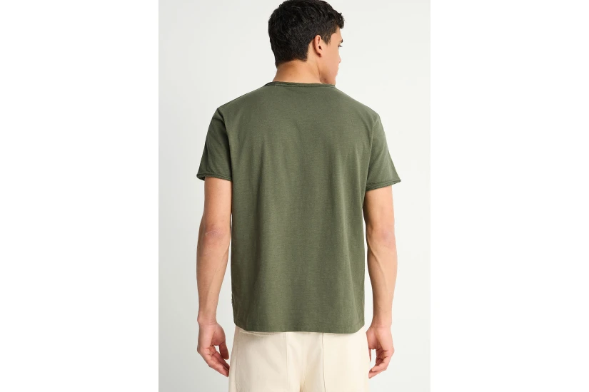 Funky Buddha The Essentials Ανδρικό Κοντομάνικο T-Shirt Χακί