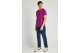 Funky Buddha The Essentials Ανδρικό Κοντομάνικο T-Shirt Ματζέντα