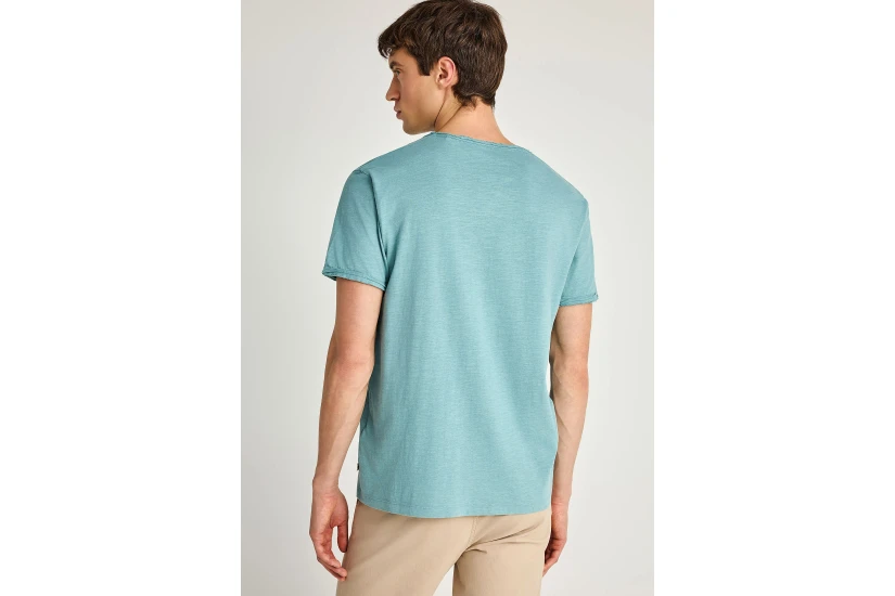 Funky Buddha The Essentials Ανδρικό Κοντομάνικο T-Shirt Άκουα