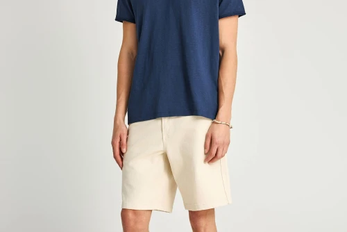 Funky Buddha The Essentials V-Neck T-Shirt Ανδρικό (FBM013-004-04-NAVY)