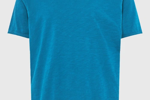 Funky Buddha The Essentials V-Neck T-Shirt Ανδρικό (FBM013-004-04-OCEAN-DEPTH)