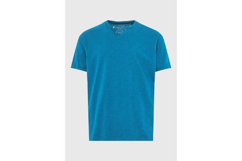 Funky Buddha The Essentials Ανδρικό Κοντομάνικο T-Shirt Τυρκουάζ