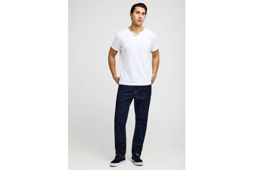 Funky Buddha The Essentials V-Neck T-Shirt Ανδρικό (FBM013-004-04-WHITE)