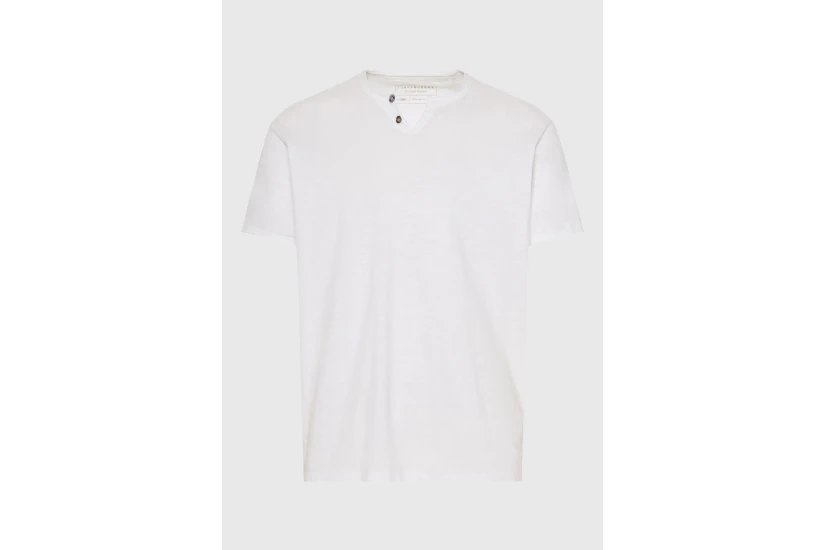 Funky Buddha The Essentials Ανδρικό Κοντομάνικο T-Shirt Λευκό