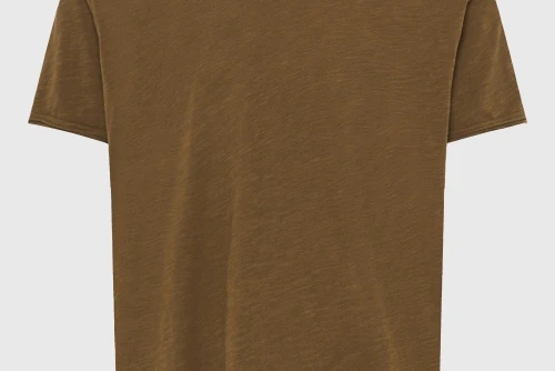 Funky Buddha Ανδρική Μπλούζα Κοντό Μανίκι Basic (FBM013-004-04-WOOD)