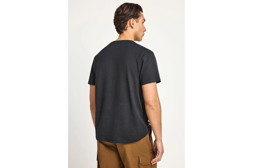 Funky Buddha Ανδρικό Κοντομάνικο T-Shirt Μαύρο