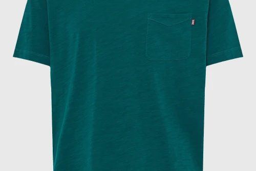 Funky Buddha Chest Pocket T-Shirt Ανδρικό (FBM013-005-04-EMERALD)