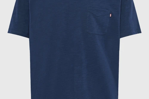 Funky Buddha Chest Pocket T-Shirt Ανδρικό (FBM013-005-04-MIDNIGHT-BLUE)
