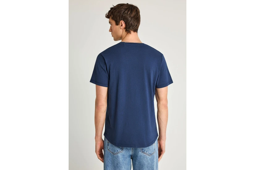 Funky Buddha Ανδρικό Κοντομάνικο T-Shirt Μπλε