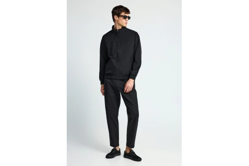 Funky Buddha Μπουφάν Bomber Ανδρικό (FBM013-006-01-BLACK)