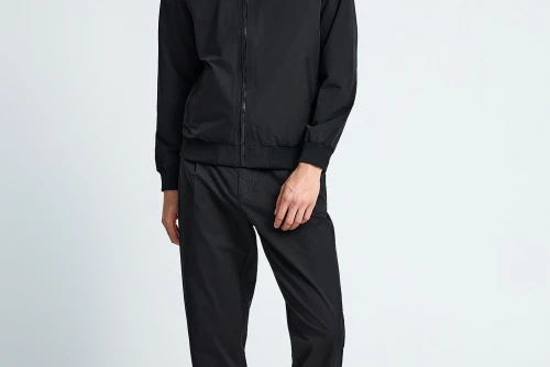 Funky Buddha Μπουφάν Bomber Ανδρικό (FBM013-006-01-BLACK)