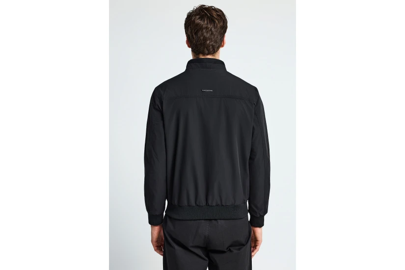 Funky Buddha Ανδρικό Μπουφάν Bomber Μαύρο