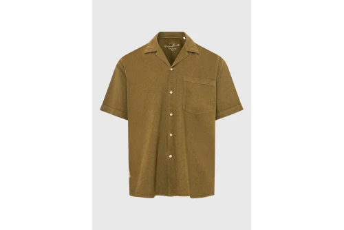 Funky Buddha The Essentials Πουκάμισο Κοντομάνικο Ανδρικό (FBM013-006-05-DUSTY-OLIVE)